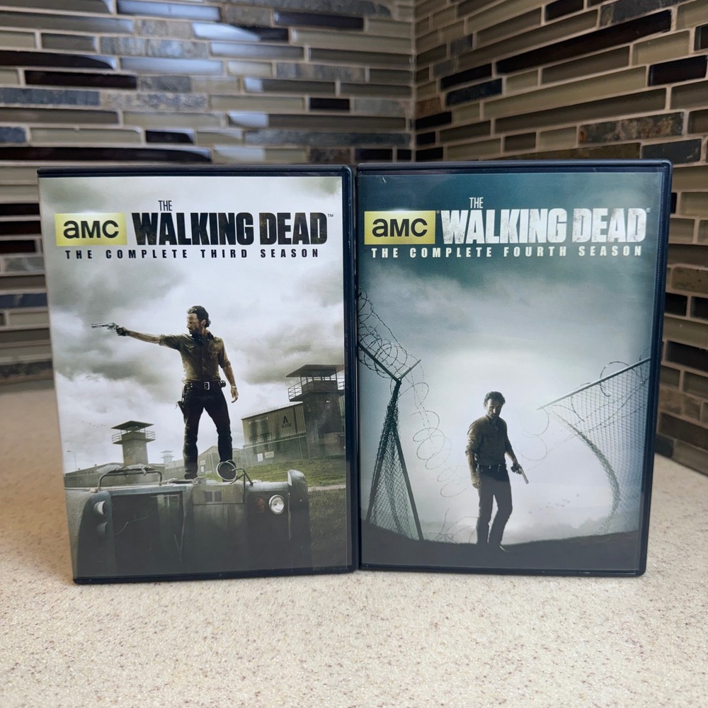 The Walking Dead Complete Seasons 3 & 4 DVD Set AMC Anchor Bay Horror Series